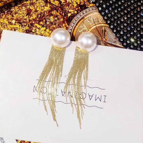 dangle chandelier needle fashion pearl metal tassel earrings women 2020 new fashion korean personalized network red earrings temperament g23, Silver
dangle chandelier needle fashion pearl metal tassel earrings women 2020 new fashion korean personalized network red earrings temperament g23, Silver