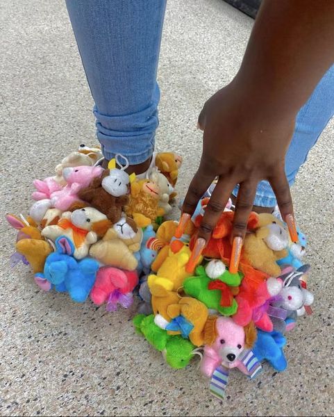 slippers home slippers women cotton slippers furry flip flops house shoes cute teddy bear slides plush pantuflas women slides 230313, Black
slippers home slippers women cotton slippers furry flip flops house shoes cute teddy bear slides plush pantuflas women slides 230313, Black