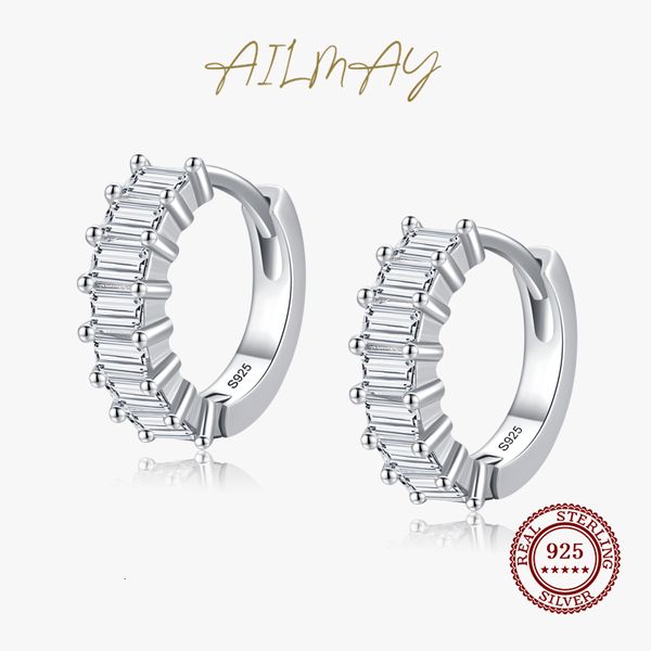 stud ailmay fashion rectangular stacked clear zircon 925 sterling silver ear buckles hoop earrings for women romantic wedding jewelry 230313, Golden;silver
stud ailmay fashion rectangular stacked clear zircon 925 sterling silver ear buckles hoop earrings for women romantic wedding jewelry 230313, Golden;silver
