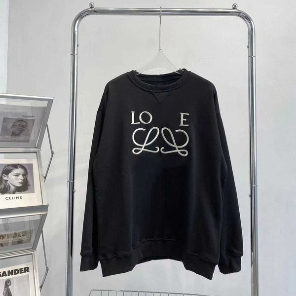 designer luxury loes classic high-version spring long-sleeved embroidered sweater women's round neck pullover for men's lovers, Black
designer luxury loes classic high-version spring long-sleeved embroidered sweater women's round neck pullover for men's lovers, Black