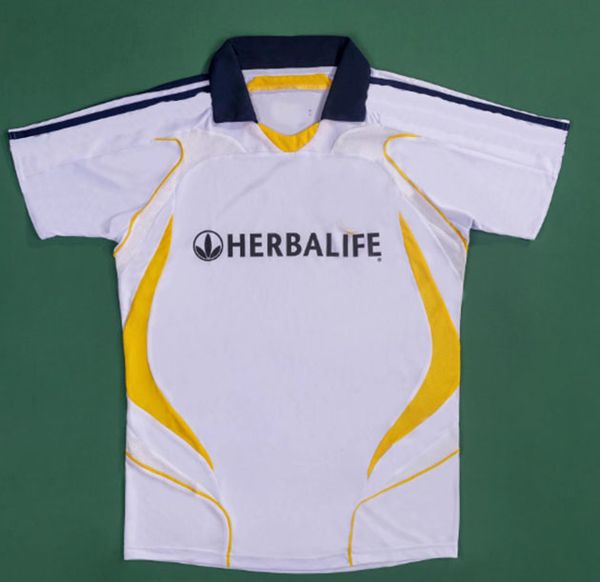 retro soccer jerseys la galaxy home white football shirt vintage camiseta futbol quality classic uniforms beckham keane donovan magge juninh, Black;yellow
retro soccer jerseys la galaxy home white football shirt vintage camiseta futbol quality classic uniforms beckham keane donovan magge juninh, Black;yellow