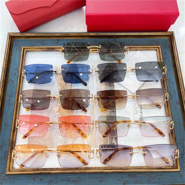 sunglasses 2023 new kajia's personalized frameless gradient tidal ins net red sunglasses female ct0092, White;black
sunglasses 2023 new kajia's personalized frameless gradient tidal ins net red sunglasses female ct0092, White;black