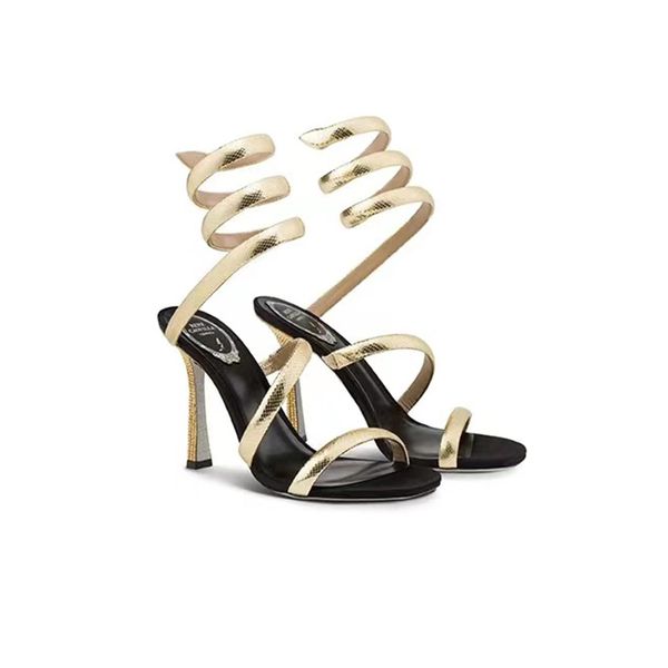 new rene caovilla sandals metallic cortex snake strass stiletto sandals evening shoes luxury designers ankle wraparound women high heeled fa, Black
new rene caovilla sandals metallic cortex snake strass stiletto sandals evening shoes luxury designers ankle wraparound women high heeled fa, Black