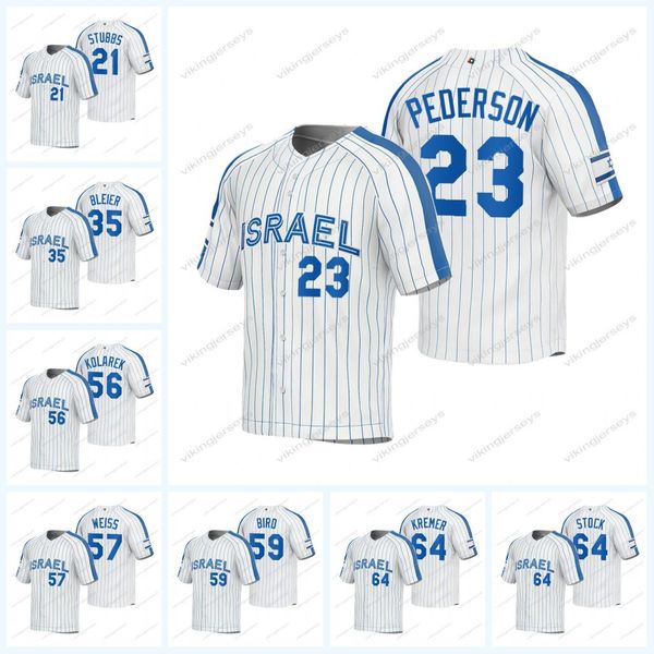 team israel 2023 world baseball classic wbc jersey joc pederson 79 matt mervis alex dickerson garrett stubbs michael wielansky danny valenci, Blue;black
team israel 2023 world baseball classic wbc jersey joc pederson 79 matt mervis alex dickerson garrett stubbs michael wielansky danny valenci, Blue;black