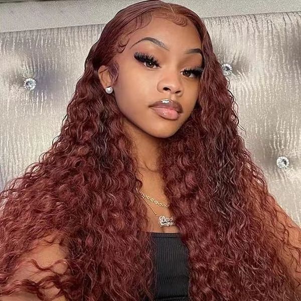 reddsih brown lace front wig human hair deep wave brazilian hair 360 full lace wig pre plucked chocolate copper red for sale 150% density, Black;brown
reddsih brown lace front wig human hair deep wave brazilian hair 360 full lace wig pre plucked chocolate copper red for sale 150% density, Black;brown