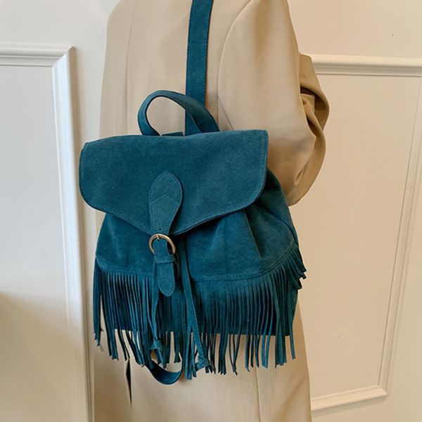 school bags vintage fringe travel bag winter bohemian faux suede women backpacks tassel backpack for 230313
school bags vintage fringe travel bag winter bohemian faux suede women backpacks tassel backpack for 230313