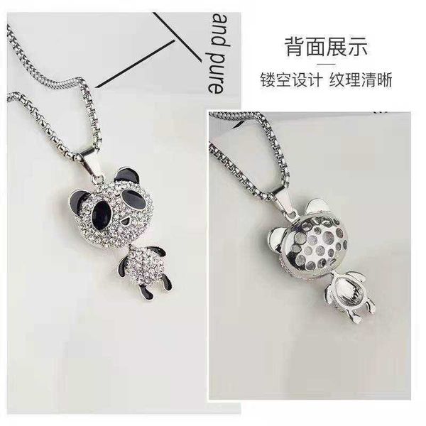 pendant necklaces strands strings necklace women 2022 new fashion ins cute little panda male hip hop children pendant lovers accessories, Silver
pendant necklaces strands strings necklace women 2022 new fashion ins cute little panda male hip hop children pendant lovers accessories, Silver