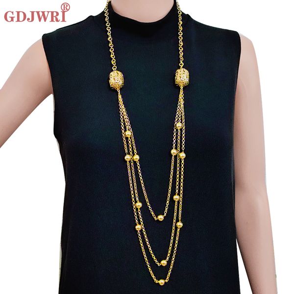 chain long three layers trendy for women jewelry statement necklace personality african beads pendant maxi collar 230313, Black
chain long three layers trendy for women jewelry statement necklace personality african beads pendant maxi collar 230313, Black