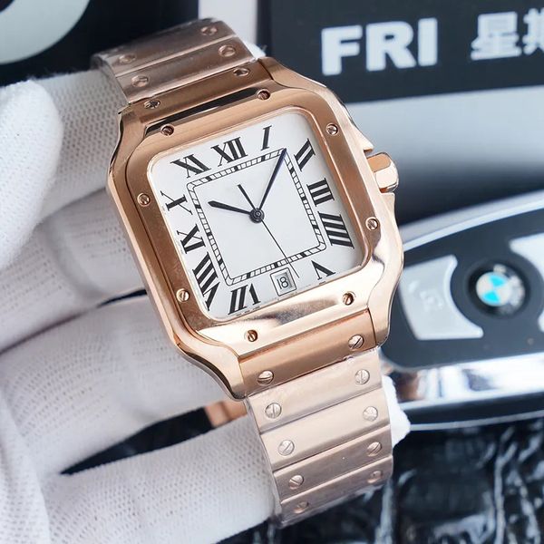mens rose gold luxury watches mechanical mens watch self-winding 40mm fashion square stainless steel metal strap casual watches sport clock, Slivery;brown
mens rose gold luxury watches mechanical mens watch self-winding 40mm fashion square stainless steel metal strap casual watches sport clock, Slivery;brown