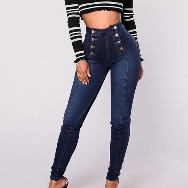 womens jeans vintage skinny doublebreasted high waist pencil jeans women slim fit stretch denim pants full length denim tight trousers pants, Blue
womens jeans vintage skinny doublebreasted high waist pencil jeans women slim fit stretch denim pants full length denim tight trousers pants, Blue