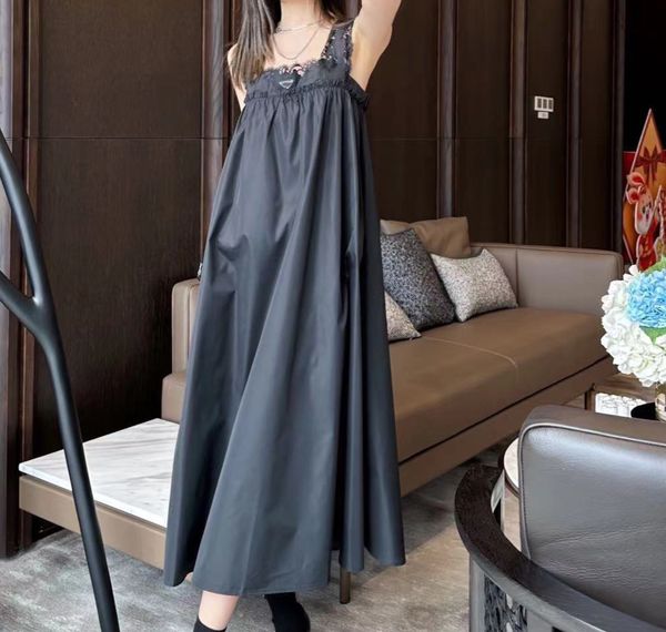 new designer womens dress fashion re-nylon casual dresses summer super large skirt show thin pants party skirts black size s-l, Black;gray
new designer womens dress fashion re-nylon casual dresses summer super large skirt show thin pants party skirts black size s-l, Black;gray