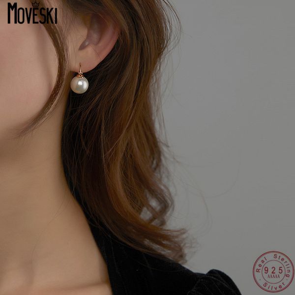 charm moveski 925 sterling silver korean version of simple retro pearl earrings women light luxury highend jewelry party gift 230313, Golden
charm moveski 925 sterling silver korean version of simple retro pearl earrings women light luxury highend jewelry party gift 230313, Golden