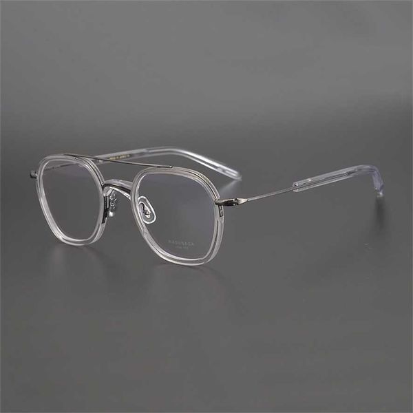 sunglasses 2023 new masunaga permanent japanese handmade spectacle double beam frame pure titanium myopia glasses gms115, White;black
sunglasses 2023 new masunaga permanent japanese handmade spectacle double beam frame pure titanium myopia glasses gms115, White;black