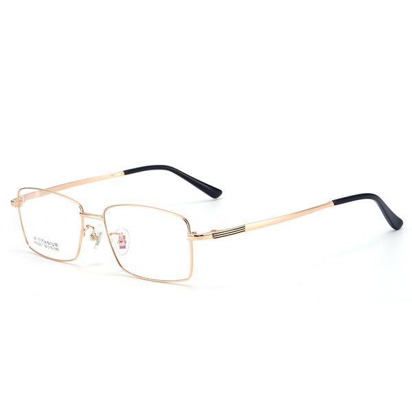 men's full frame business frame ultra-light height number stable frame pure titanium prescription mirror high-end men's elite look, Silver
men's full frame business frame ultra-light height number stable frame pure titanium prescription mirror high-end men's elite look, Silver