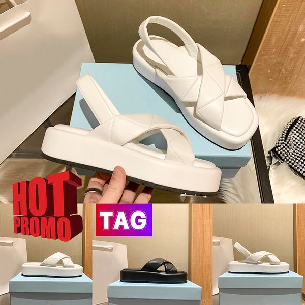 fashion sandals for womens quilted nappa leather flats crisscross flatform sandal luxury slippers flat slipper women shoes platform ladies s, Black
fashion sandals for womens quilted nappa leather flats crisscross flatform sandal luxury slippers flat slipper women shoes platform ladies s, Black