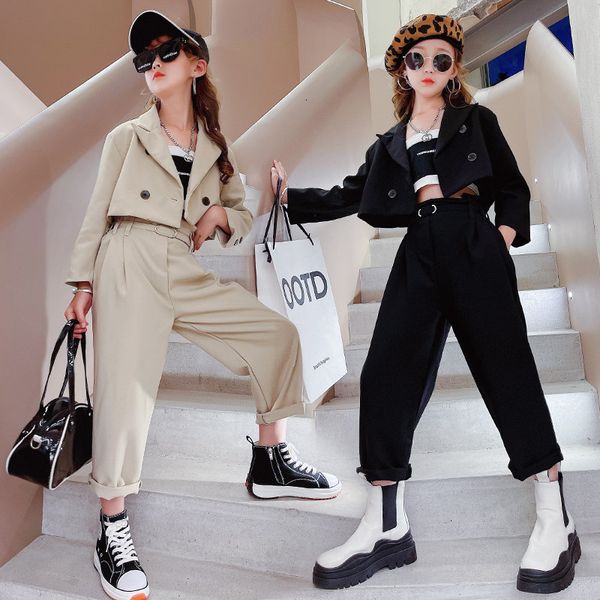 suits girls blazer suits clothing sets spring autumn kids jacketspants with belt fashion loose formal teenage casual outfits 4-14year 230313, Black
suits girls blazer suits clothing sets spring autumn kids jacketspants with belt fashion loose formal teenage casual outfits 4-14year 230313, Black