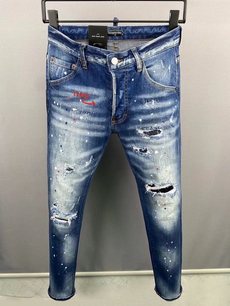 dsq phantom turtle men's jeans classic fashion man jeans hip hop rock moto mens casual design ripped jeans distressed skinny denim bike, Blue
dsq phantom turtle men's jeans classic fashion man jeans hip hop rock moto mens casual design ripped jeans distressed skinny denim bike, Blue