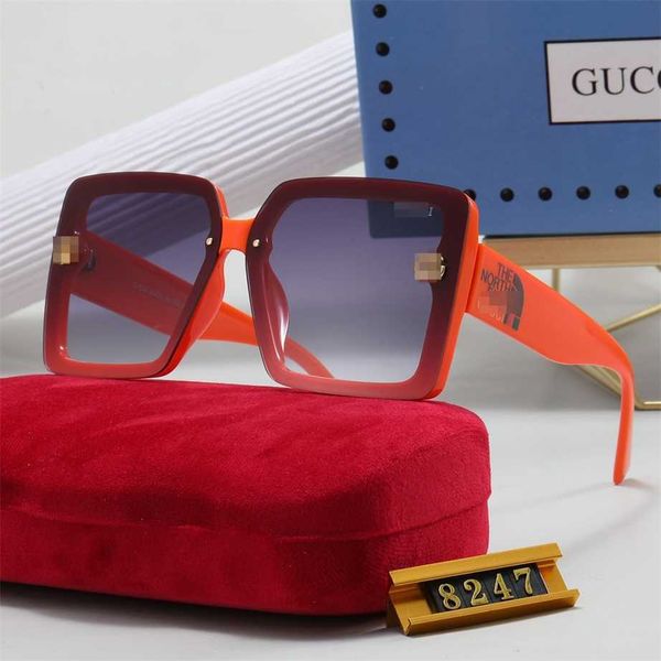 sunglasses 2023 new online red g family large frame women's advanced sense ins fashion trend street p sunscreen sunglasses, White;black
sunglasses 2023 new online red g family large frame women's advanced sense ins fashion trend street p sunscreen sunglasses, White;black