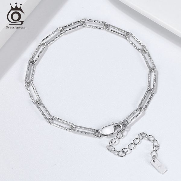 charm bracelets orsa jewels italian real 925 sterling silver 35mm paperclip bracelet handmade hammered link chain for women jewelry gifts sb, Golden;silver
charm bracelets orsa jewels italian real 925 sterling silver 35mm paperclip bracelet handmade hammered link chain for women jewelry gifts sb, Golden;silver