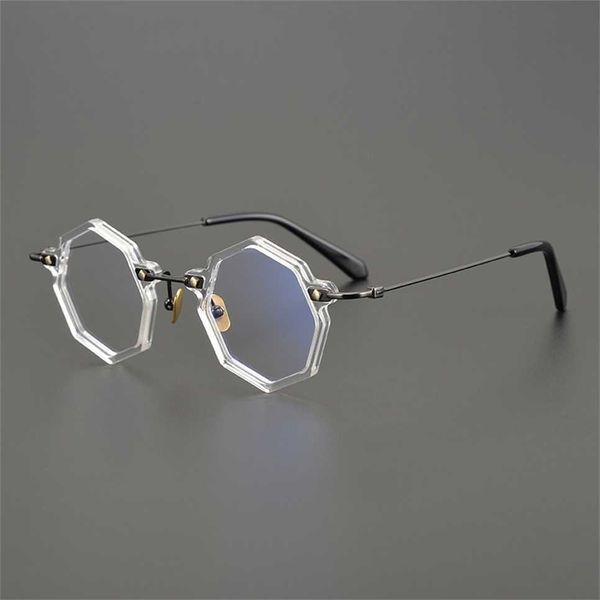 sunglasses 2023 new japanese handmade plate multilateral republic of china style spectacle frame ultra light can be equipped with myopia but, White;black
sunglasses 2023 new japanese handmade plate multilateral republic of china style spectacle frame ultra light can be equipped with myopia but, White;black
