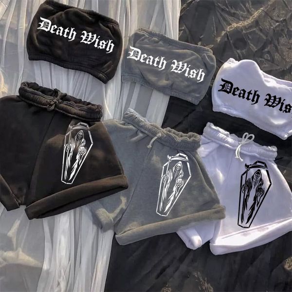women's two piece pants goth emo women two-piece suit tube skull print sports skeleton sportswear outdoor yoga fitness wear beach 23031, White
women's two piece pants goth emo women two-piece suit tube skull print sports skeleton sportswear outdoor yoga fitness wear beach 23031, White