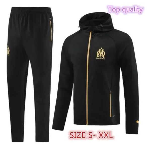 23 /24 marseilles men hooded tracksuit soccer jacket sets survetement 23 24 om maillot foot milik payet football full zipper jackets trainin, Black
23 /24 marseilles men hooded tracksuit soccer jacket sets survetement 23 24 om maillot foot milik payet football full zipper jackets trainin, Black