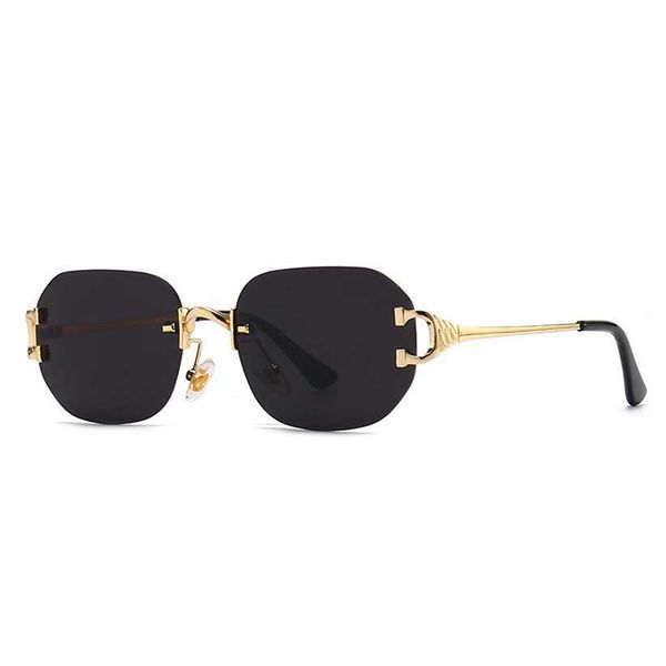 sunglasses 2023 new 2a365 fashionable men's and women's small frame personalized metal frameless sunglasses trend, White;black
sunglasses 2023 new 2a365 fashionable men's and women's small frame personalized metal frameless sunglasses trend, White;black