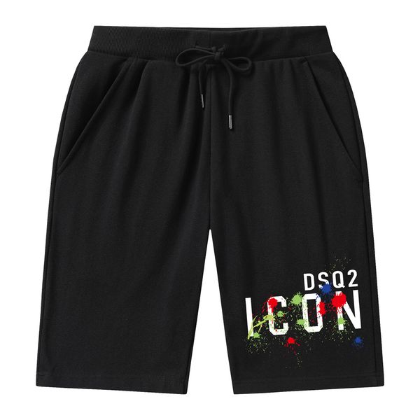 dsq2 summer new cotton casual shorts men's straight 5-inch trousers large men's printed youth versatile fashion design dk931, White;black
dsq2 summer new cotton casual shorts men's straight 5-inch trousers large men's printed youth versatile fashion design dk931, White;black