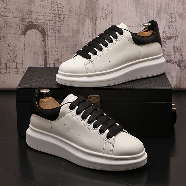 luxury designer shoes everyday white platform height increasing casual shoes for men flats punk rock loafers walking clunky sneakers, Black
luxury designer shoes everyday white platform height increasing casual shoes for men flats punk rock loafers walking clunky sneakers, Black