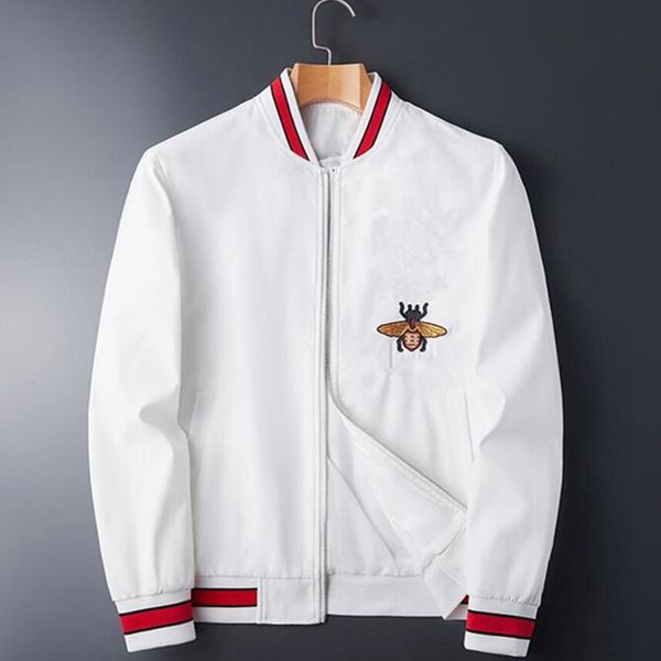 men's designer jacket coat classic windbreaker stand collar embroidery bomber jacket male outerwear casual baseball uniform fashion str, Black;brown
men's designer jacket coat classic windbreaker stand collar embroidery bomber jacket male outerwear casual baseball uniform fashion str, Black;brown