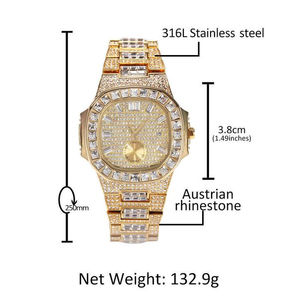 watch gu meng's new t-square zirconium square diamond inlaid watch men's hip-hop personality leisure trend quartz watch, Slivery;golden
watch gu meng's new t-square zirconium square diamond inlaid watch men's hip-hop personality leisure trend quartz watch, Slivery;golden