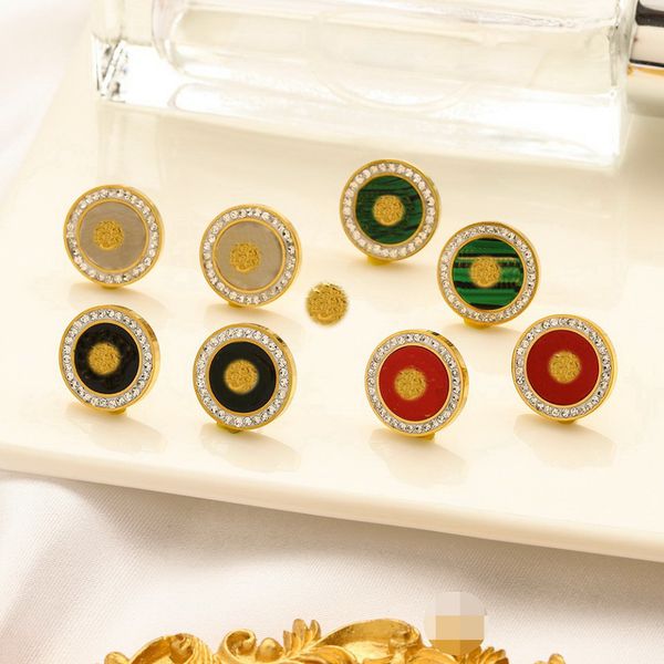 fashion banshee earring stud red black & green white enamel medusa portrait titanium steel earrings ladies ear studs designer jewelry gifts, Golden;silver
fashion banshee earring stud red black & green white enamel medusa portrait titanium steel earrings ladies ear studs designer jewelry gifts, Golden;silver