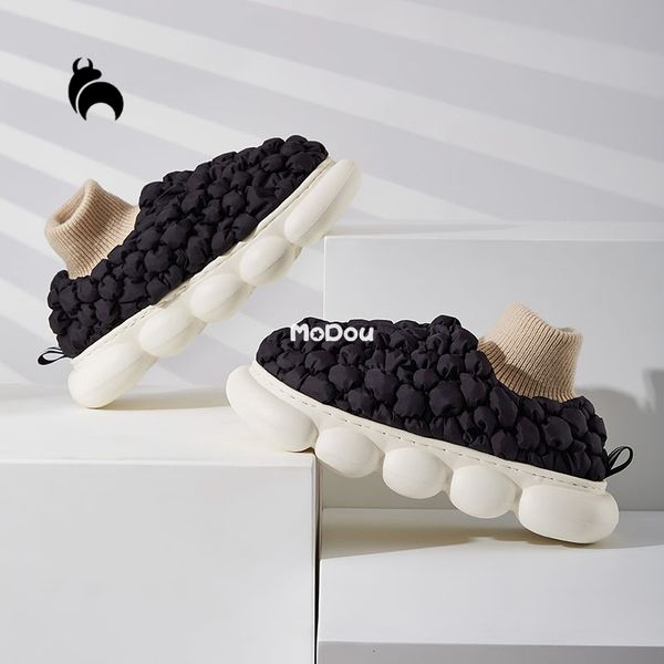 slippers mo dou plus winter women's slippers fashion couple home cotton shoes warm plush slippers brand men's slippers 230313, Black
slippers mo dou plus winter women's slippers fashion couple home cotton shoes warm plush slippers brand men's slippers 230313, Black