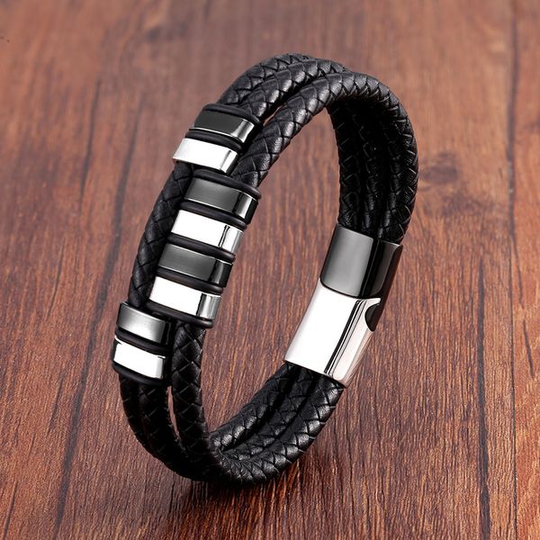 charm bracelets charm stainless steel bracelet multilayer leather rope chain bangles vintage men bracelet stainless steel jewelry wholesale, Golden;silver
charm bracelets charm stainless steel bracelet multilayer leather rope chain bangles vintage men bracelet stainless steel jewelry wholesale, Golden;silver