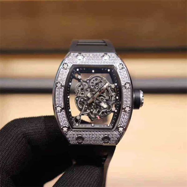leisure luxury milles mens mechanical business watch richa rm055 automatic full diamond case black tape fashion swiss movement wristwatches, Slivery;black
leisure luxury milles mens mechanical business watch richa rm055 automatic full diamond case black tape fashion swiss movement wristwatches, Slivery;black