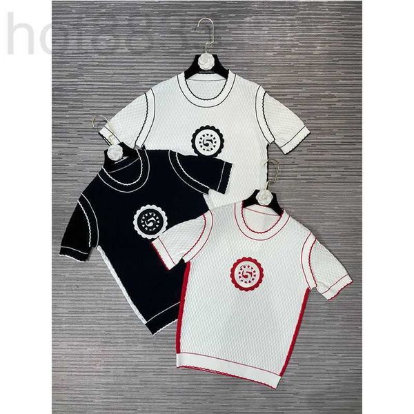 women's knits & tees designer 2023 new fashion luxury women sweater o-neck short sleeve ladies embroidery letter pattern knit pullover, White
women's knits & tees designer 2023 new fashion luxury women sweater o-neck short sleeve ladies embroidery letter pattern knit pullover, White