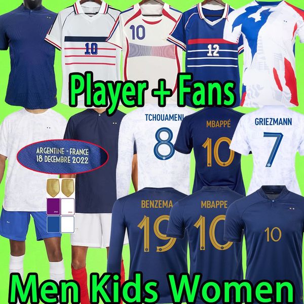 final 2022 france soccer jerseys mbappe zidane kids kit women 2023 player version french boys maillots de football shirt 22 23 giroud henry, Black;yellow
final 2022 france soccer jerseys mbappe zidane kids kit women 2023 player version french boys maillots de football shirt 22 23 giroud henry, Black;yellow