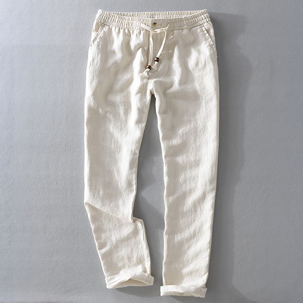 men s pants pure linen men casual solid white straight breathable fashion comfortable full length trousers male autumn pant 230313, Black
men s pants pure linen men casual solid white straight breathable fashion comfortable full length trousers male autumn pant 230313, Black