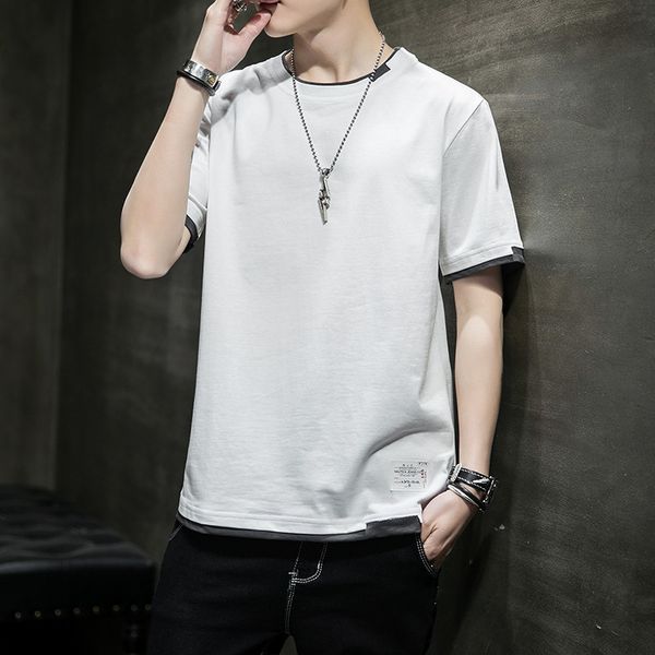 2023 summer shirts mens t shirts fake two pieces tees casual men clothing short sleeve couples clothes asian size m-4xl, White;black
2023 summer shirts mens t shirts fake two pieces tees casual men clothing short sleeve couples clothes asian size m-4xl, White;black