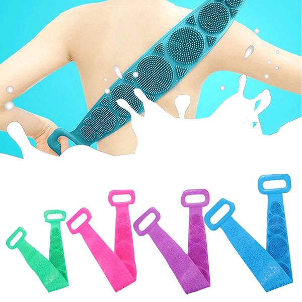 body silicone brush scrub body exfoliating sponge brush bathroom shower back brush bath scrub clean tool stain removal bath belt
body silicone brush scrub body exfoliating sponge brush bathroom shower back brush bath scrub clean tool stain removal bath belt