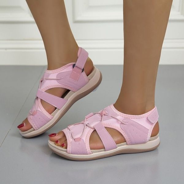 sandals fashion women flats outdoor beach sandals low round toe casual sports comfortable fish mouth opened toe sandals 230313, Black
sandals fashion women flats outdoor beach sandals low round toe casual sports comfortable fish mouth opened toe sandals 230313, Black