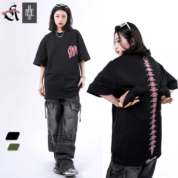 miut spring and summer american high street fashion brand devil wings short sleeve t-shirt men's and women's loose half sleeve hip, Black;white
miut spring and summer american high street fashion brand devil wings short sleeve t-shirt men's and women's loose half sleeve hip, Black;white