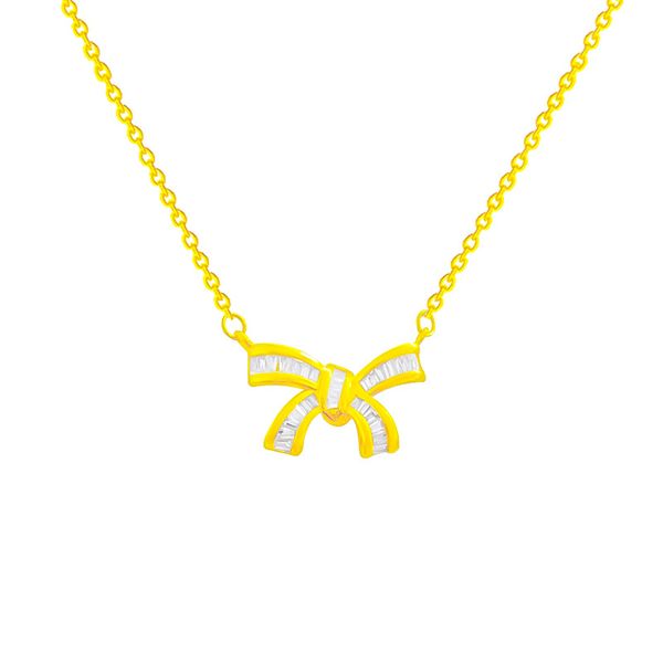 simple bow zircon bowknot pendant necklace love heart mother's day gift valentine's day family friends woman girl wedding blessing, Silver
simple bow zircon bowknot pendant necklace love heart mother's day gift valentine's day family friends woman girl wedding blessing, Silver