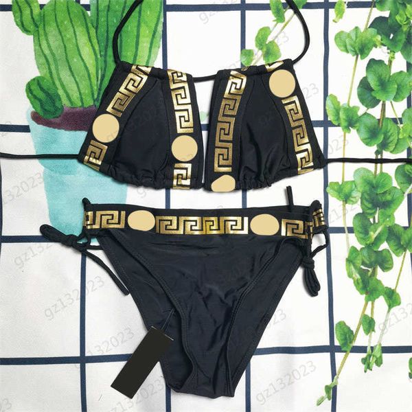 two-piece swimwear gold print embellished suspender swimsuit designer personality bathing suit 2 colors designer woman clothes 0912, White;black
two-piece swimwear gold print embellished suspender swimsuit designer personality bathing suit 2 colors designer woman clothes 0912, White;black