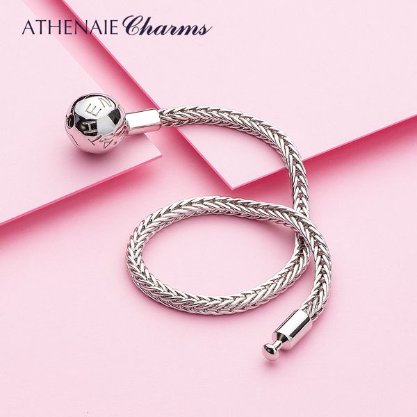 charm bracelets athenaie 925 sterling silver classic wheat chain charms bracelet with openable clasp for european womenmen jewelry 230313, Golden;silver
charm bracelets athenaie 925 sterling silver classic wheat chain charms bracelet with openable clasp for european womenmen jewelry 230313, Golden;silver