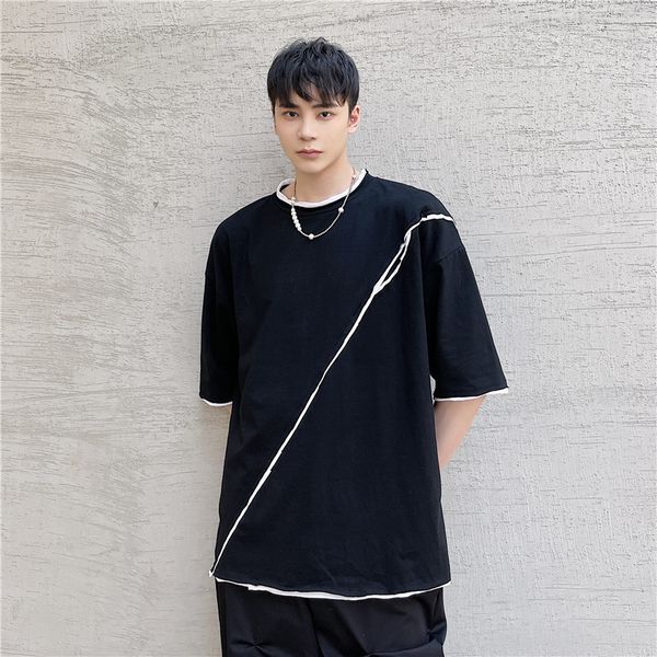 men's t-shirts men's short sleeve t-shirt summer urban youth fashion personality trend loose large size half sleeve 230313, White;black
men's t-shirts men's short sleeve t-shirt summer urban youth fashion personality trend loose large size half sleeve 230313, White;black