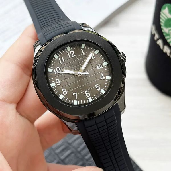 7 styles mens luxury watch black case grey dial aaa watches automatic movement red rubber strap pp watch glide sooth second hand sapphire gl, Slivery;brown
7 styles mens luxury watch black case grey dial aaa watches automatic movement red rubber strap pp watch glide sooth second hand sapphire gl, Slivery;brown