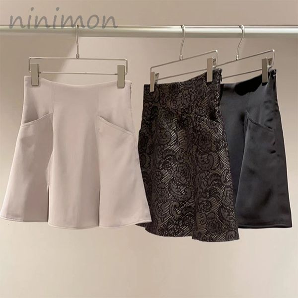 skirts ninimon lace jacquard skirts women spring summer a-line mini skirt england solid shorts high waist trouser skirt fashio 230313, Black
skirts ninimon lace jacquard skirts women spring summer a-line mini skirt england solid shorts high waist trouser skirt fashio 230313, Black