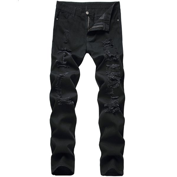 men's jeans men high street ripped jeans denim black hole straight trendy classic pants large size 230313, Blue
men's jeans men high street ripped jeans denim black hole straight trendy classic pants large size 230313, Blue