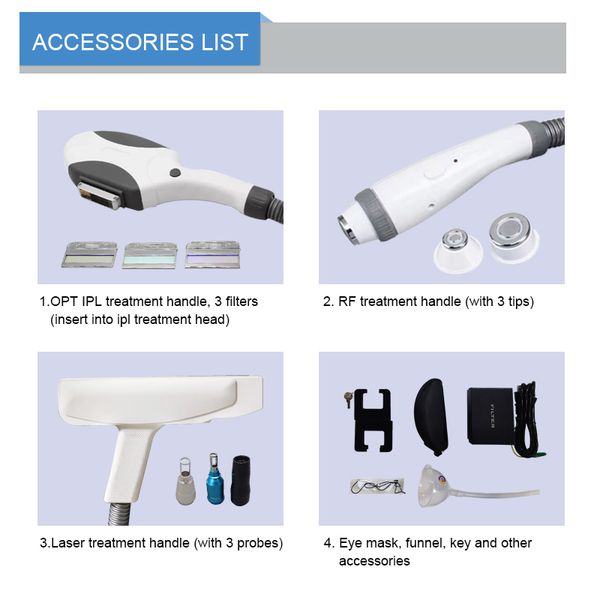 diode laser opt/ipl nd yag laser rf/radio frequency multi-functional beauty equipment, Black
diode laser opt/ipl nd yag laser rf/radio frequency multi-functional beauty equipment, Black